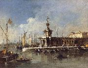 Francesco Guardi The Punta della Dogana oil painting artist